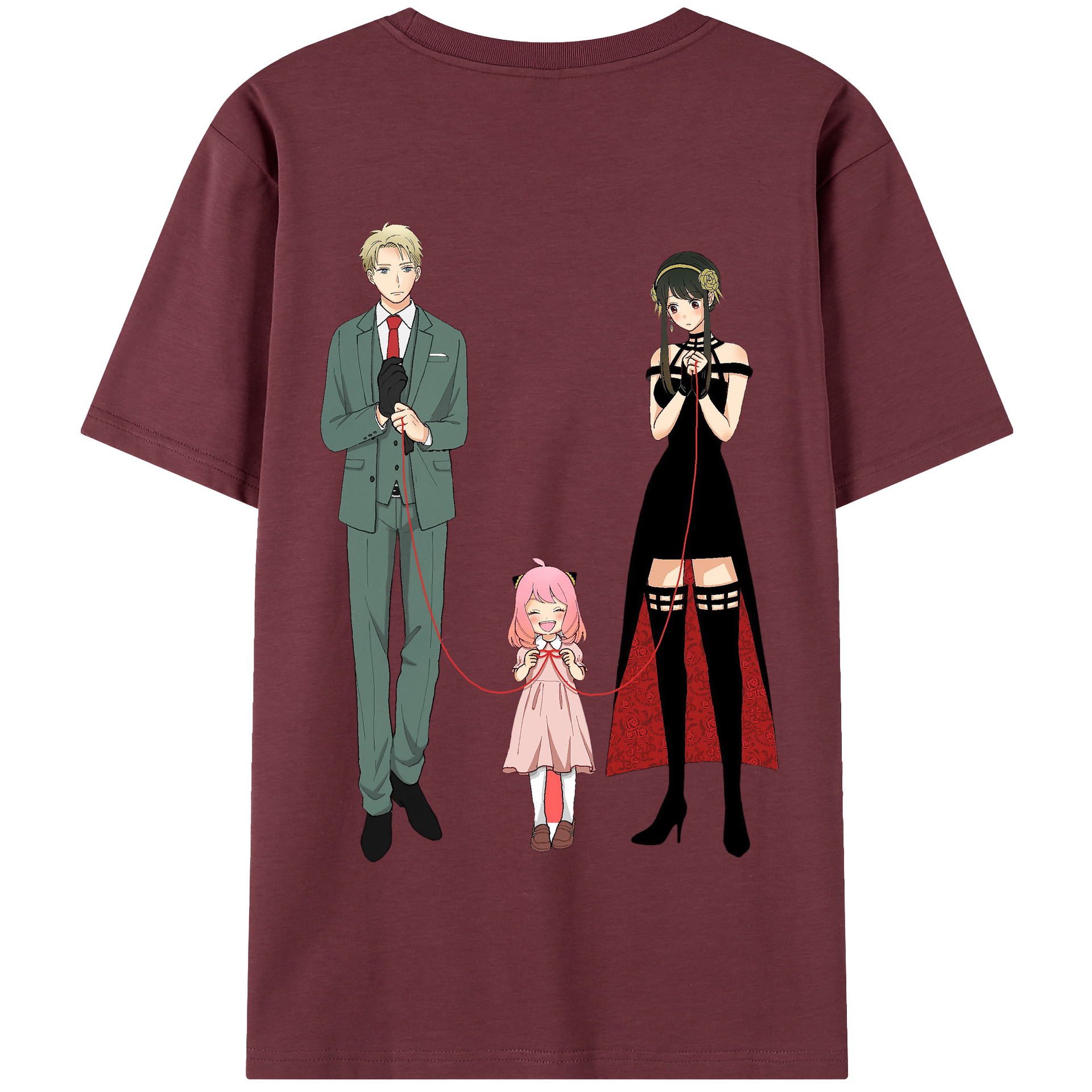 （画像用） SPY×FAMILY间谍家家酒 綿100％半袖Tシャツ（背面プリント）